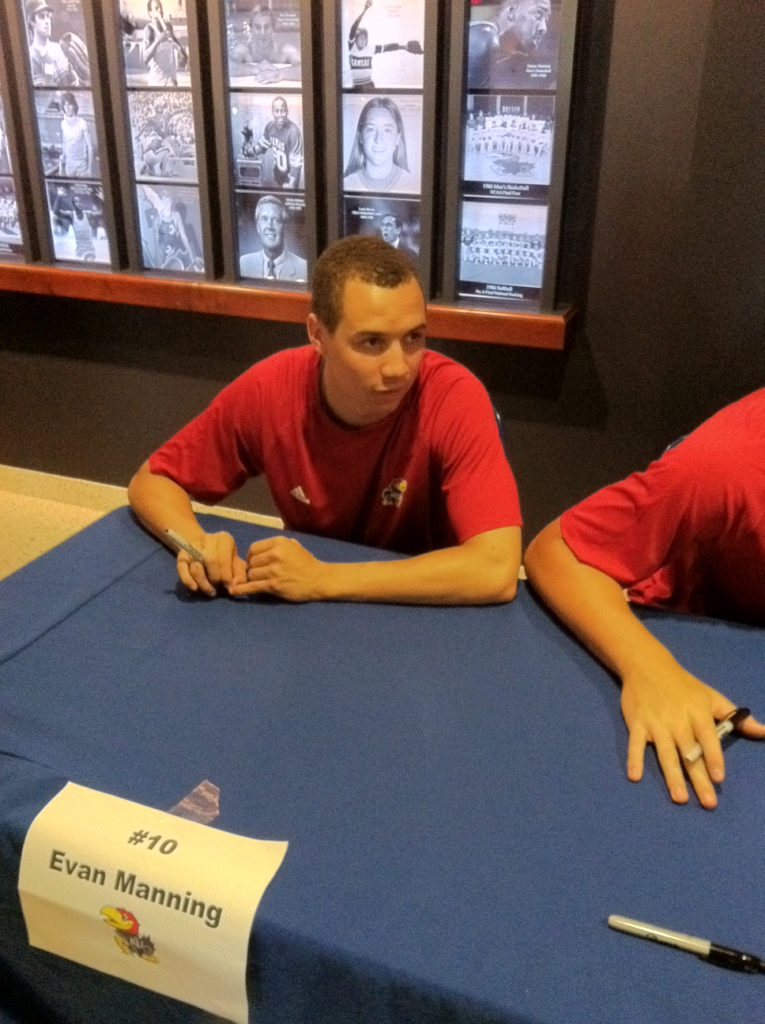 Evan Manning returns to camp | News, Sports, Jobs - Lawrence Journal ...